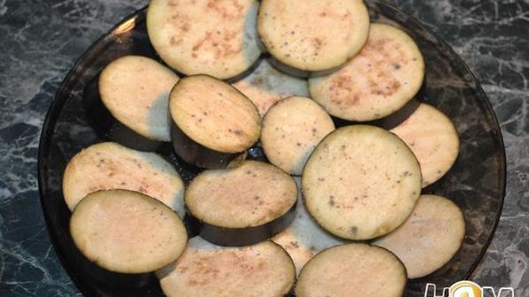 гренки со свининой и овощами