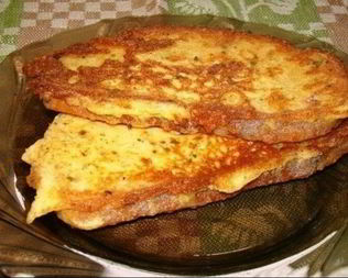Гренки сырные