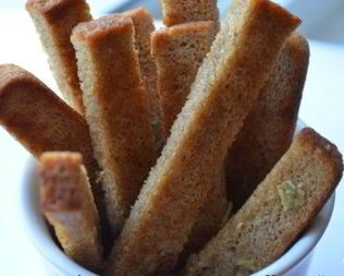 Гренки в духовке к пиву