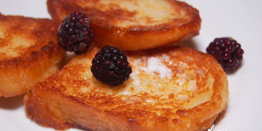 Рецепт гренков ванильных