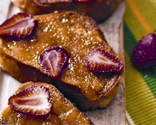 Сладкие гренки без молока и яиц