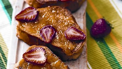 Сладкие гренки без молока и яиц