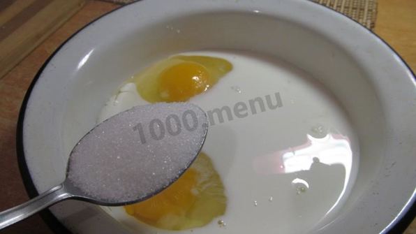 сладкие гренки с яйцом и молоком