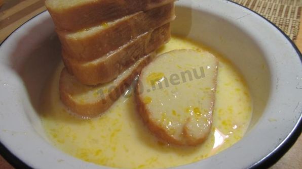 сладкие гренки с яйцом и молоком