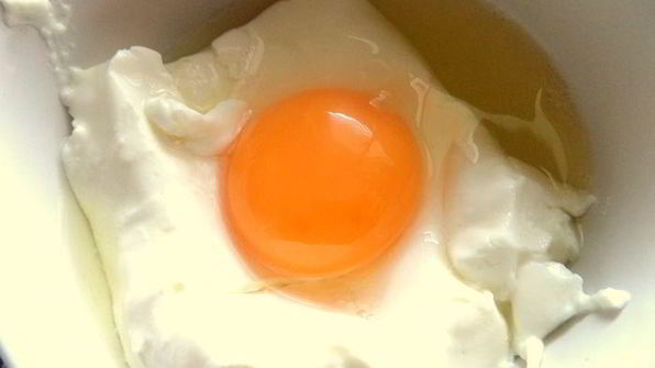 запеченные гренки с творогом и виноградом