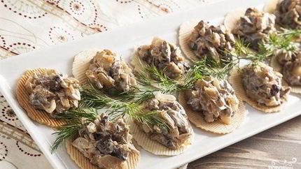 Грибная икра из замороженных грибов