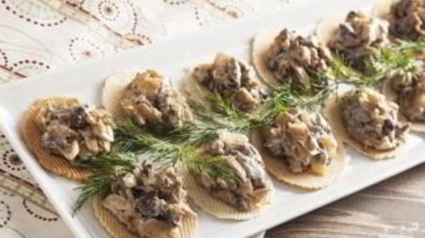 грибная икра из замороженных грибов