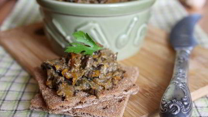 Грибная икра с овощами