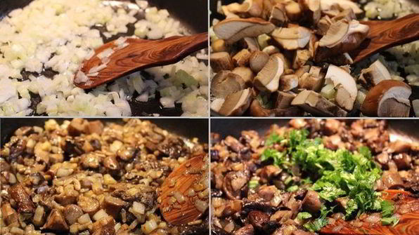 грибная икра с овощами