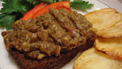 Икра из белых грибов