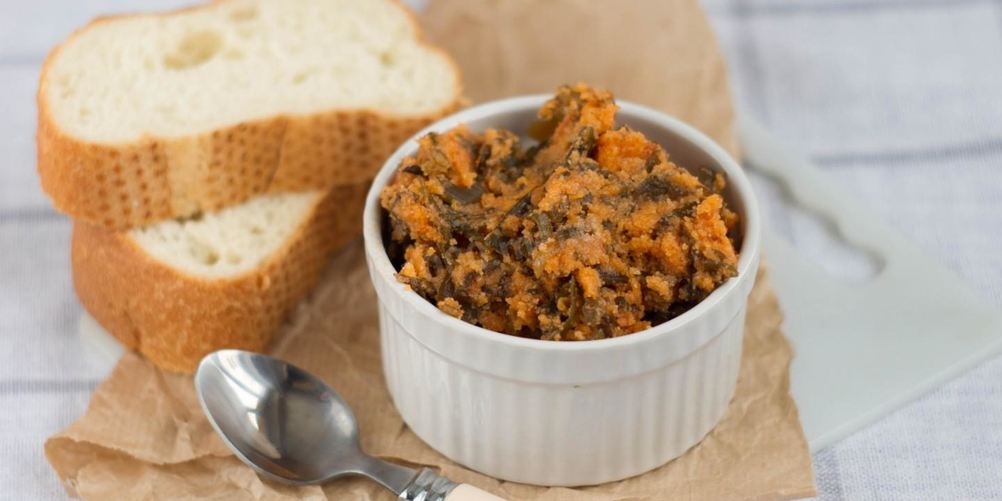 Рецепт икры из манки и морской капусты