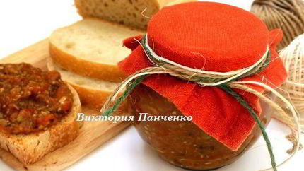 Икра из печеных овощей