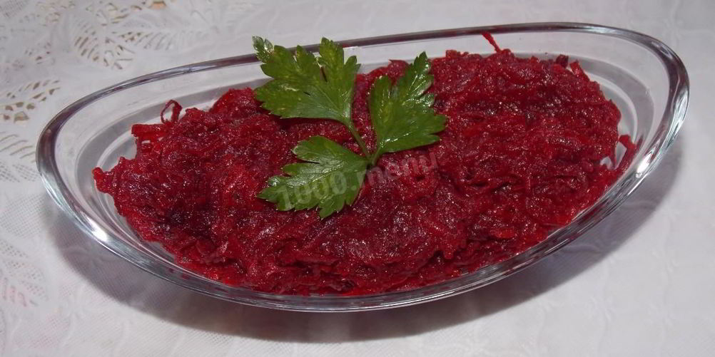 Рецепт икры из жареной свеклы с луком