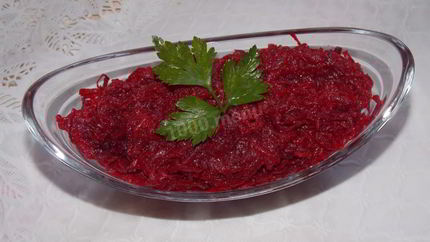 Икра из жареной свеклы с луком