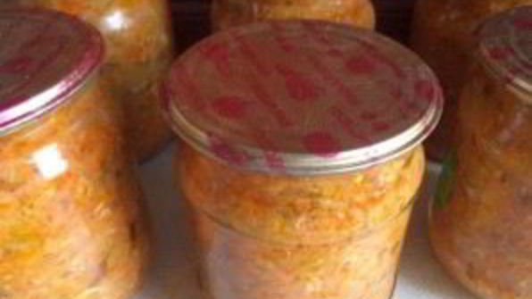 икра кабачковая с овощами