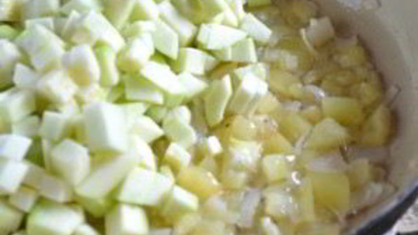 кабачковая икра без мясорубки