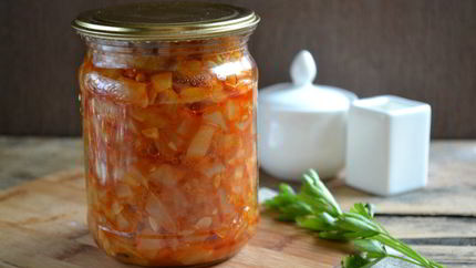 Кабачковая икра с болгарским перцем на зиму