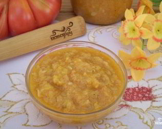 Кабачковая икра с майонезом и чесноком