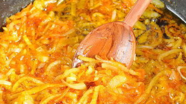 кабачковая икра с шампиньонами