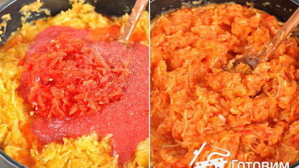 кабачковая икра с шампиньонами