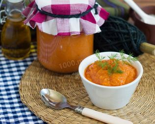 Кабачковая икра с томатной пастой на зиму