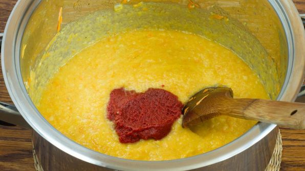 кабачковая икра с томатной пастой на зиму