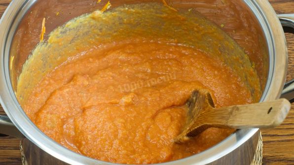 кабачковая икра с томатной пастой на зиму