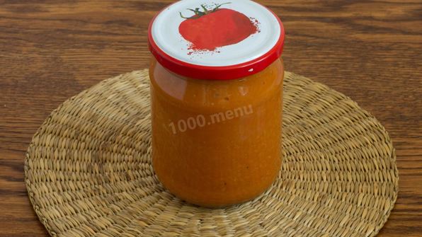 кабачковая икра с томатной пастой на зиму