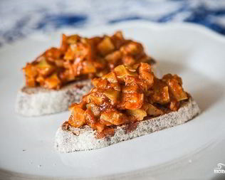 Кабачковая икра тушеная