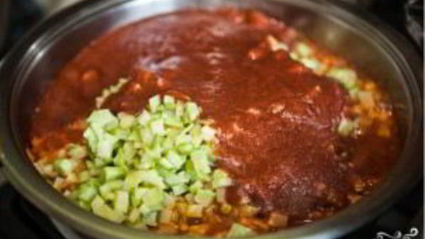 кабачковая икра тушеная