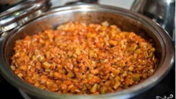 кабачковая икра тушеная