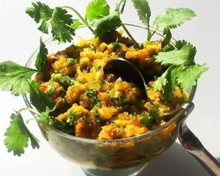 Пикантная икра из тыквы и кабачков