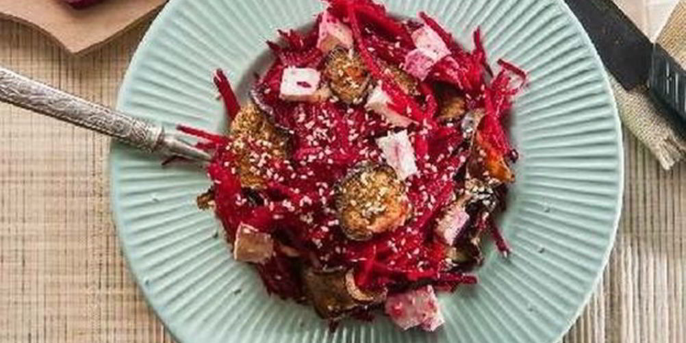 Рецепт свекольной икры с баклажанами