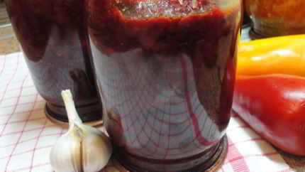 Свекольная икра с кориандром