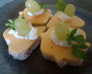 Фигурные канапе