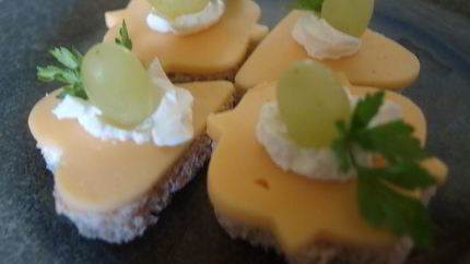 Фигурные канапе