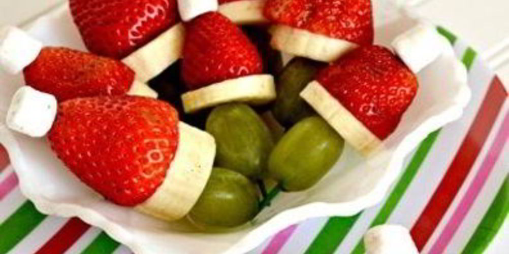 Рецепт фруктовых канапе новогодние