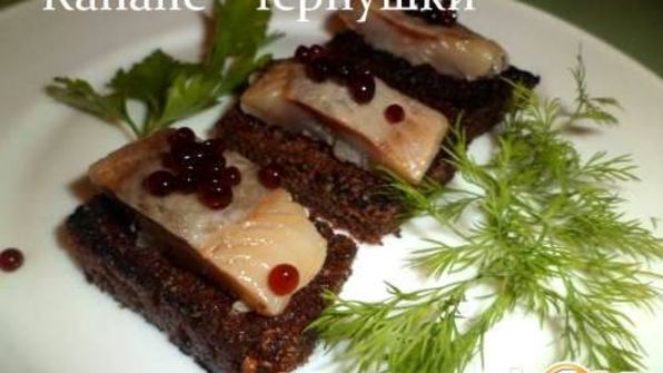 канапе чернушки