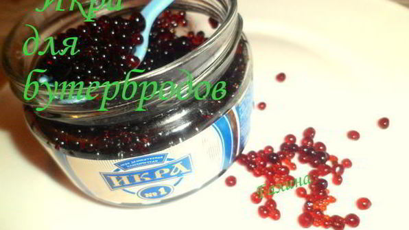 канапе чернушки