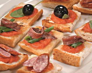 Канапе для тапас