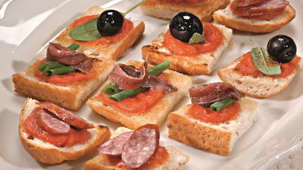 Канапе для тапас