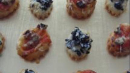 Канапе из слоеного теста