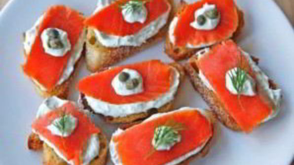 канапе к празднику