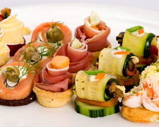 Канапе на свадьбу