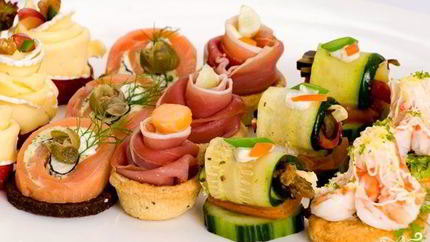 Канапе на свадьбу