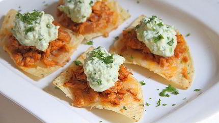 Канапе с чипсами