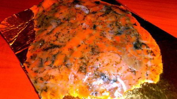 канапе с лососем