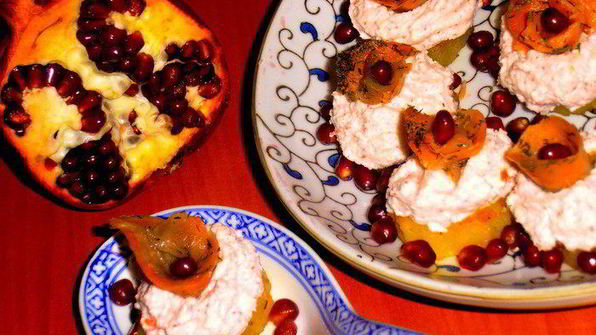 канапе с лососем