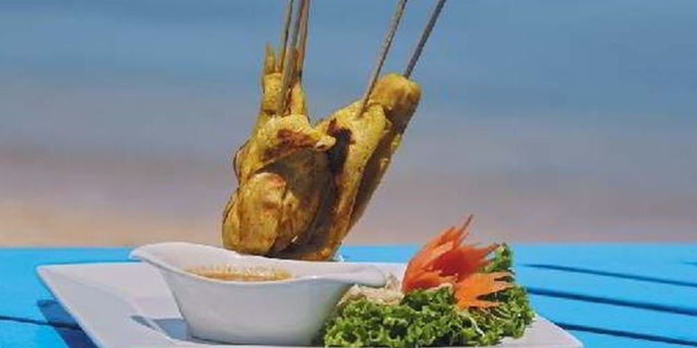 Рецепт канапе с соусом из карри, кокоса и ананаса