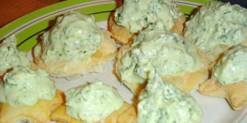 Рецепт канапе тарталетки